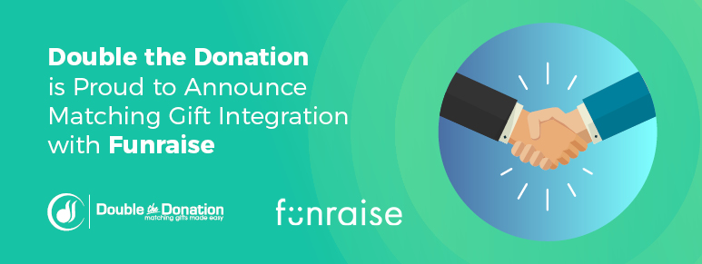 Double the Donation-Funraise-matching gifts integration-feature