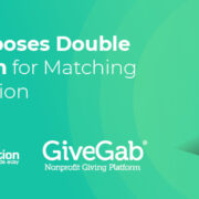 GiveGab chooses Double the Donation for matching gifts integration.