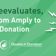 iDonate switched matching gift providers from Amply to Double the Donation.