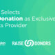 RaiseDonors selects Double the Donation as exclusive matching gifts provider.