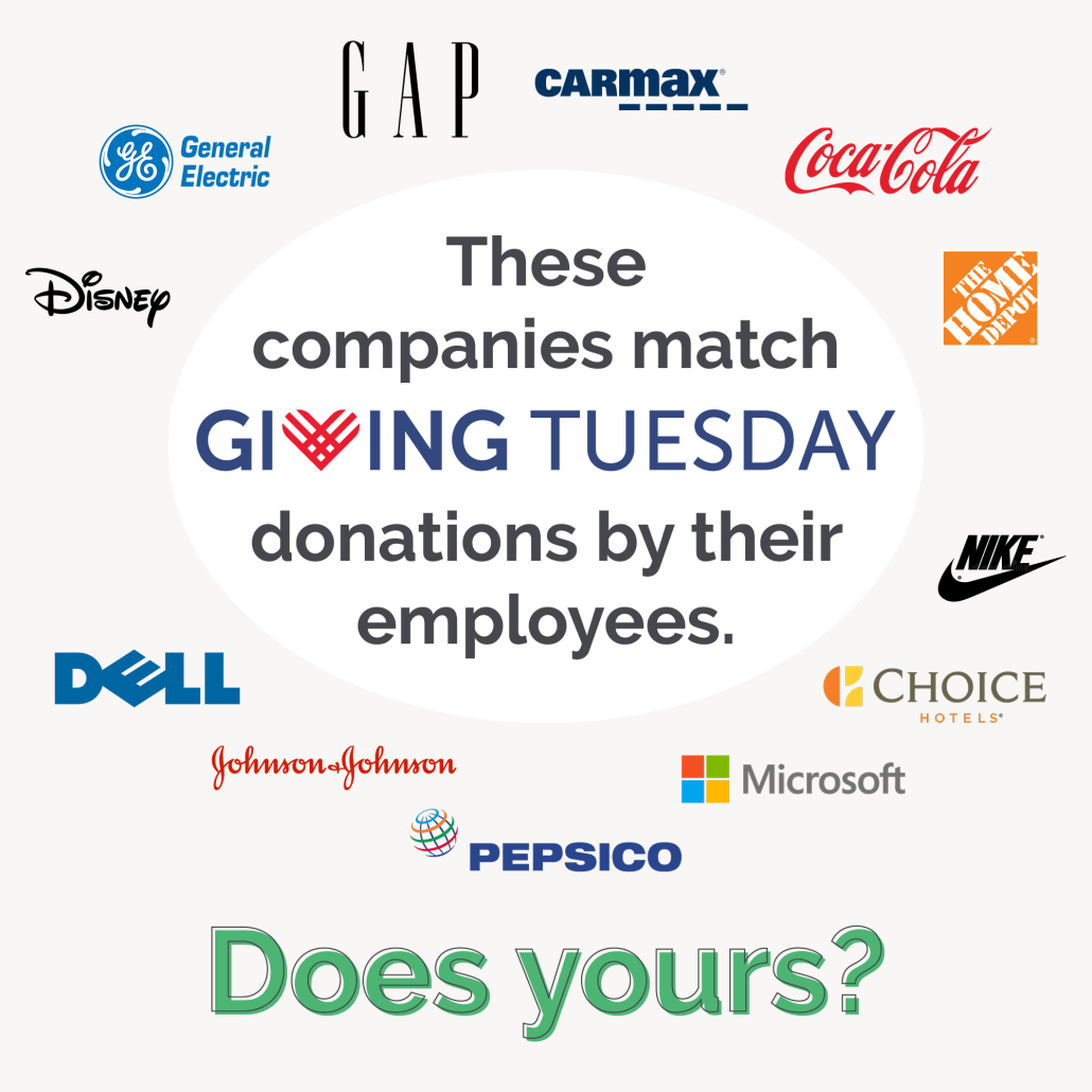 Pre-Giving Tuesday matching gifts social media content example