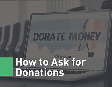 How to ask for donations